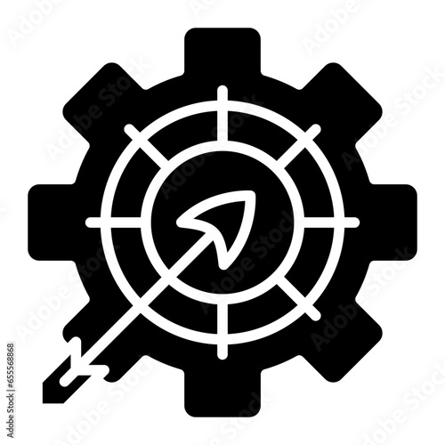 Vector Design Goals Management Icon Style