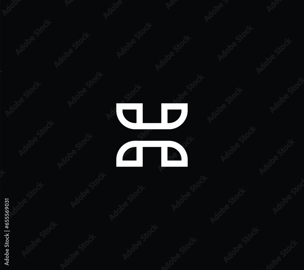 Initial Letter H Logo with Folding Icon Concept. Creative Minimal Alphabet Emblem Design Template. Graphic Symbol for Corporate Business Identity. Creative Vector Graphic Element. Initial Letter H Logo with Folding Icon Concept. Creative Minimal Alphabet Emblem Design Template. Graphic Symbol for Corporate Business Identity. Creative Vector Graphic Element.