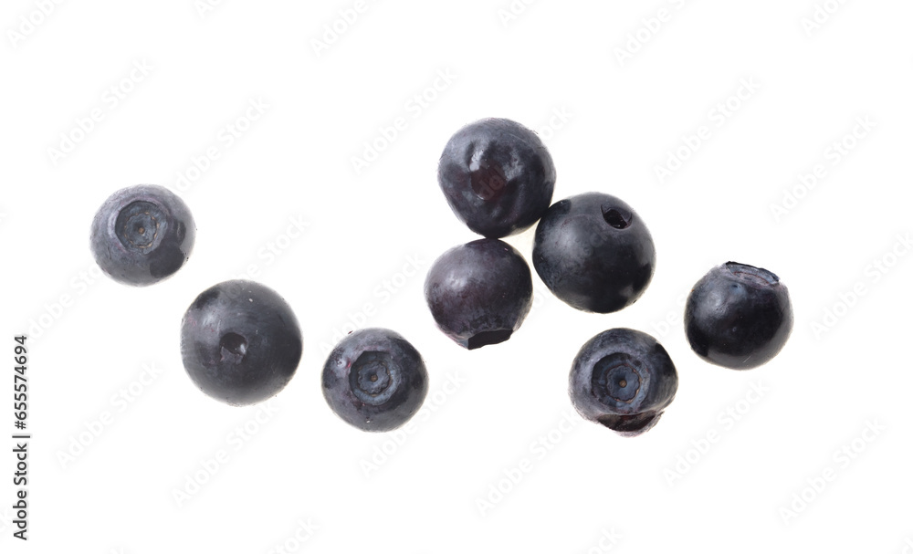 Blueberry berry isolated on white background. Close-up Blueberry berry isolated on white background. Close-up