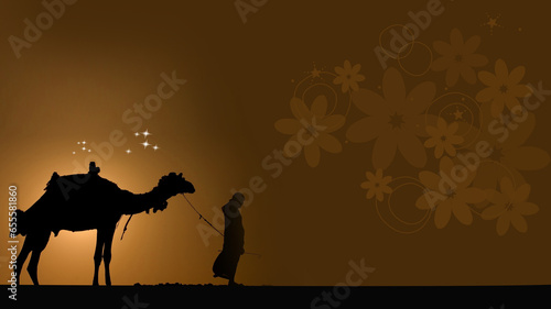 Backgrounds for writing in an Arabic style