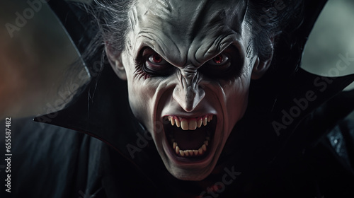 Halloween vampires Separately chew angry