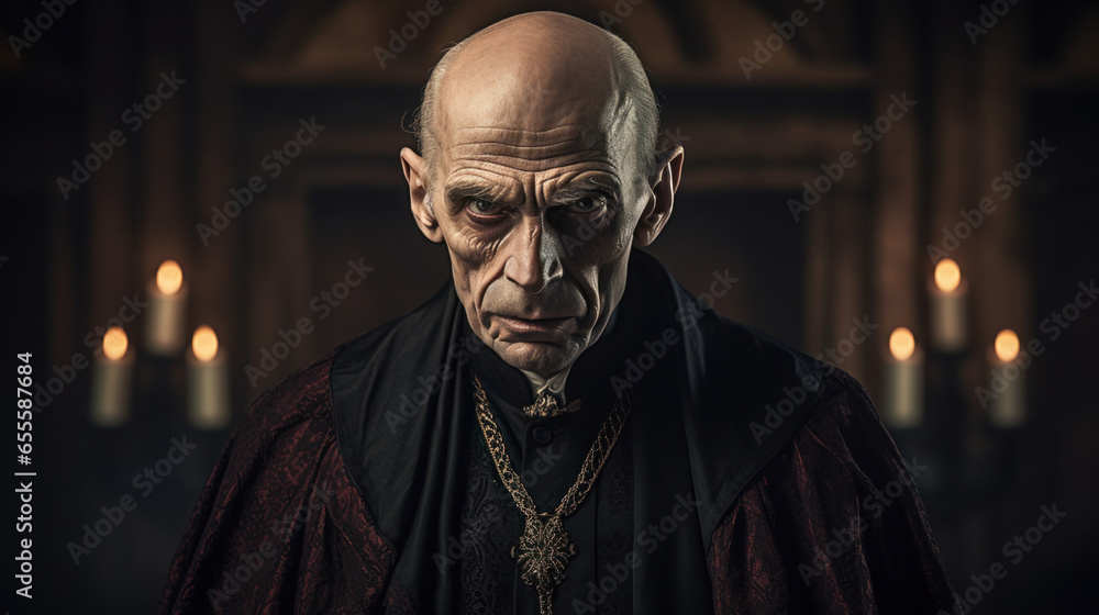Halloween vampires Separately chew angry Halloween vampires Separately chew angry