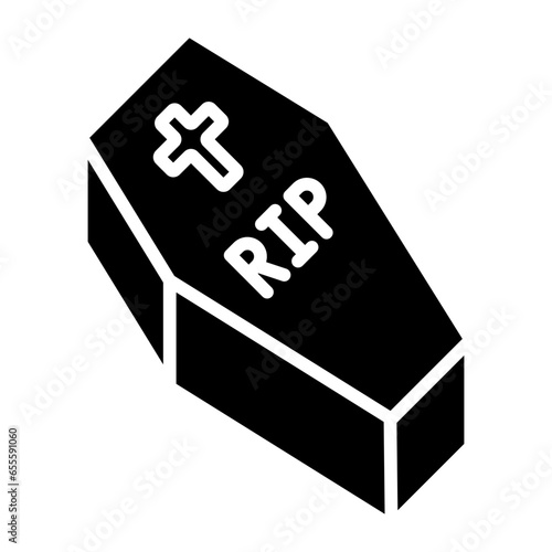 People Coffin Icon Style