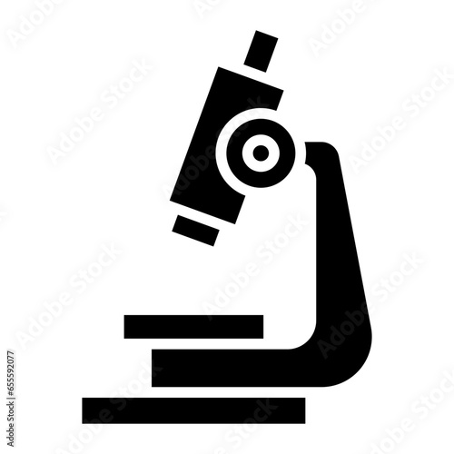 Microscope Icon Style