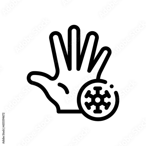 dirty line icon