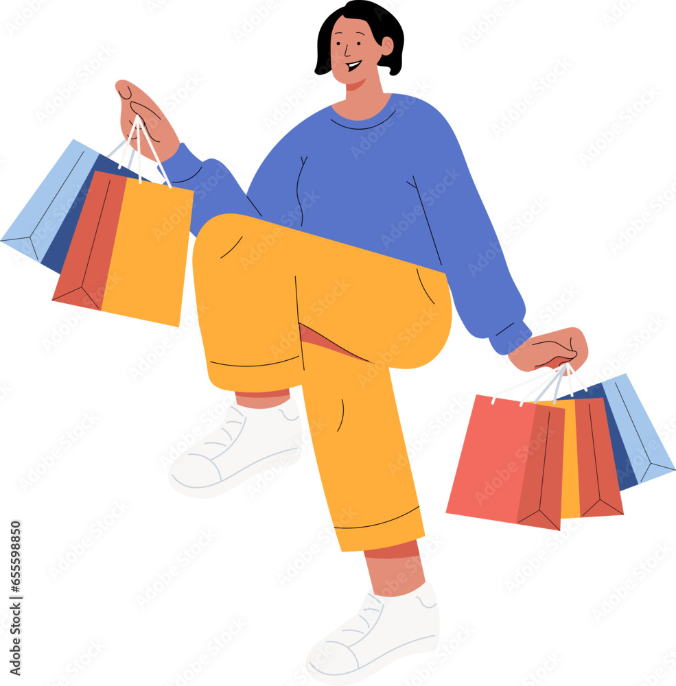 Vector Shopping Illustration Vector Shopping Illustration