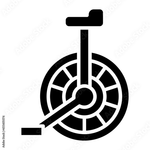 Unicycle Icon Style