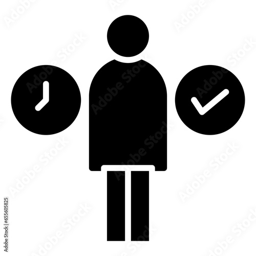 Alone Time Icon Style