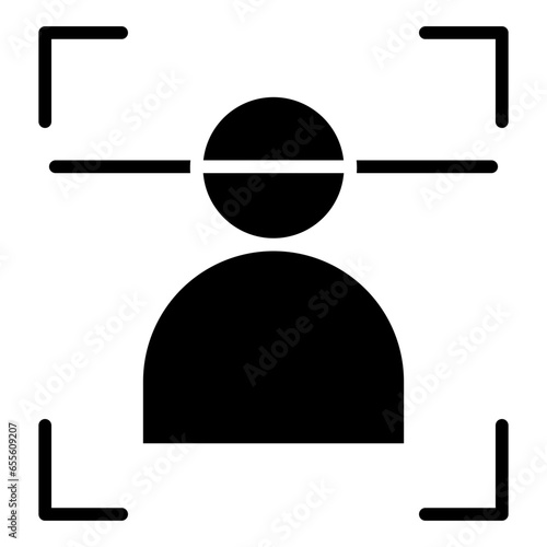 Face Scanner Icon Style