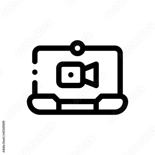 videocall line icon