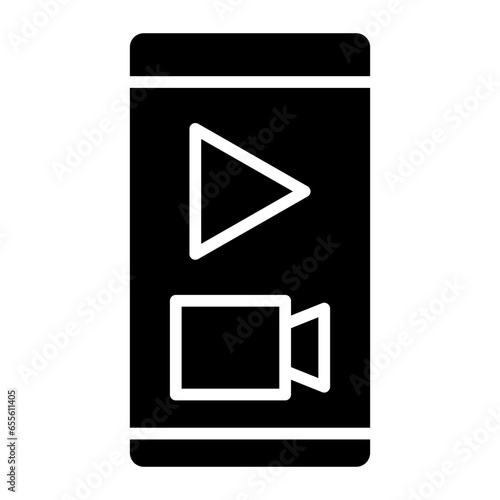 Mobile Live Stream Icon Style