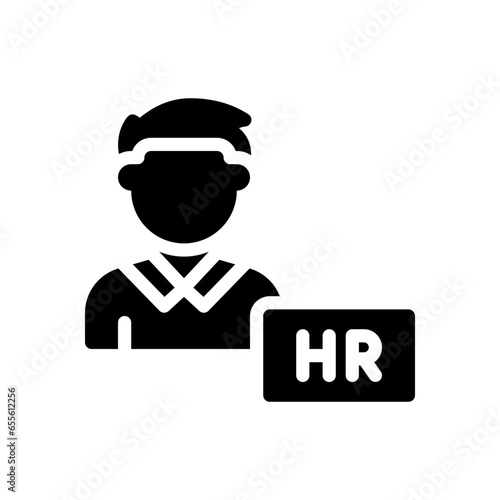hr glyph icon