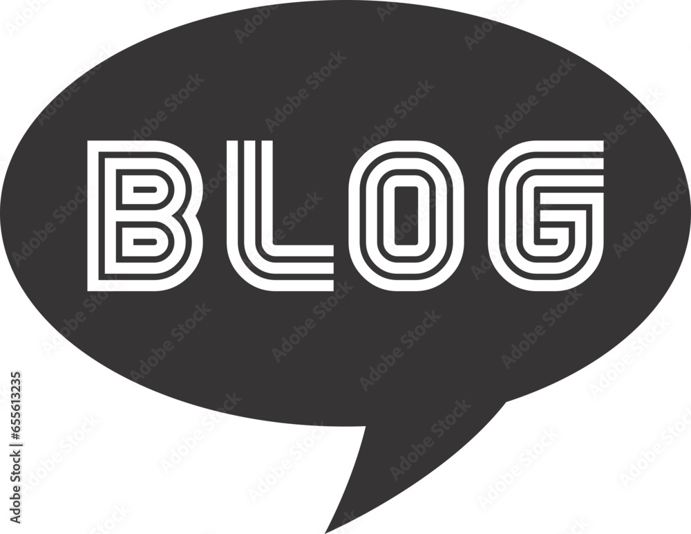 chat bubble icon with text