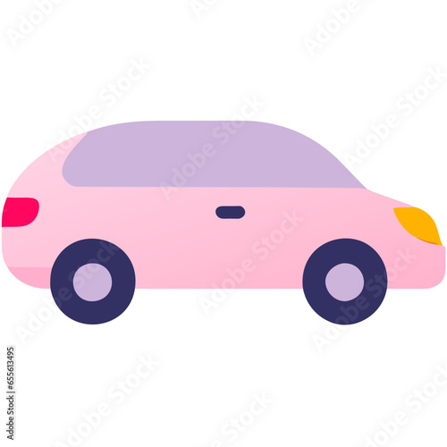 car isolated on white