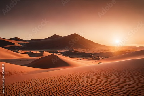 sunset in the desert © Tahira