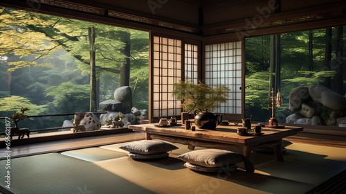 Japanese Traditional Tea Ceremony Room © Magenta Dream