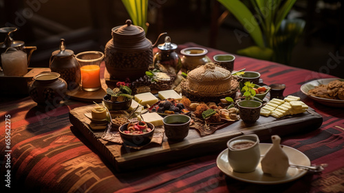 Javanese Traditional Tea Offerings