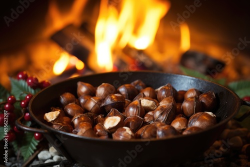 chestnuts roasting on an open fire