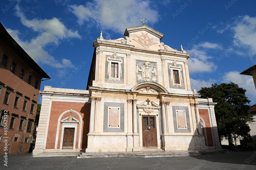 L'église Santo Stefano dei Cavalieri dans la ville de Pise en Toscane