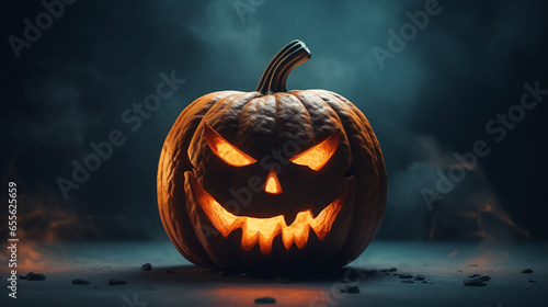 Halloween Kürbis Gesicht Spooky Hintergrund