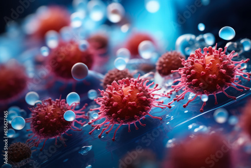 High-definition microscopic exploration of pathogens in a clinical laboratory setting  © fotoworld