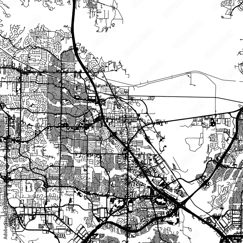 11 square aspect ratio vector road map of the city of Lewisville Texas