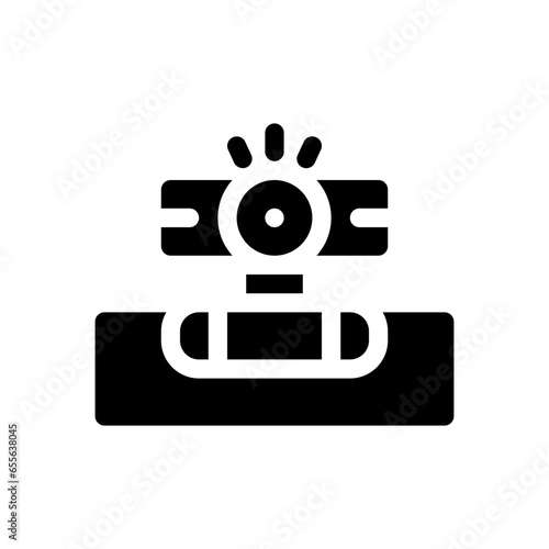 webcam glyph icon