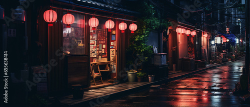 Tokyo at night Alley lo fi retro vibes