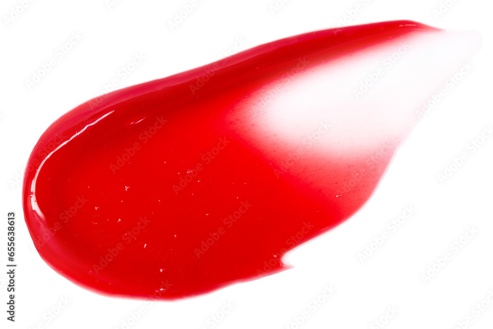 Lip gloss smear isolated on white. PNG with transparent background. Lip gloss smear isolated on white. PNG with transparent background.