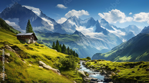 Switzerland nature mountain landscape