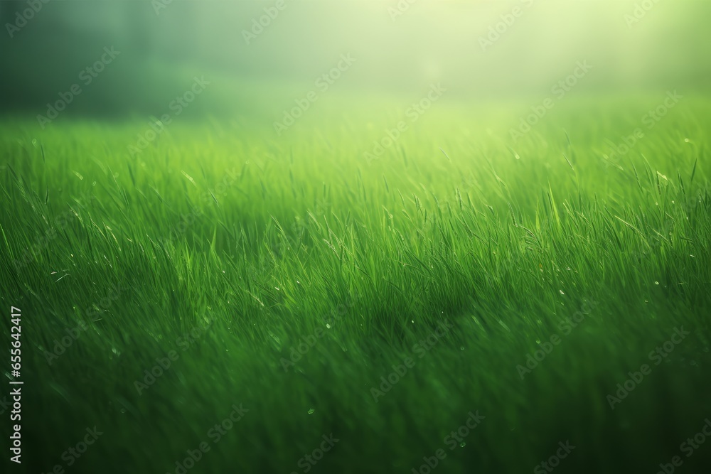 A sunlit field of grass