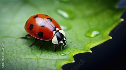 ladybird on a leaf © RDO