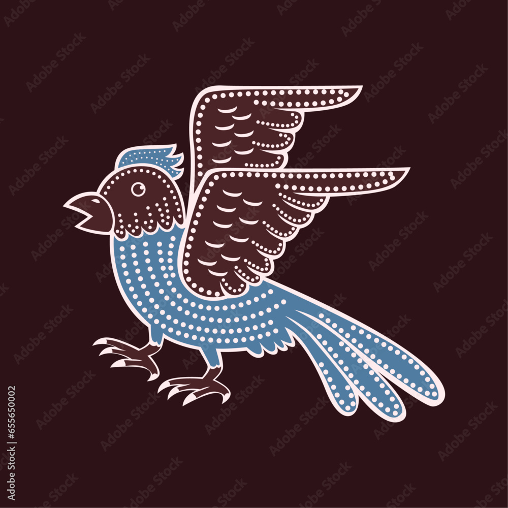 Obraz premium bird flying icon decorative vector image illustration