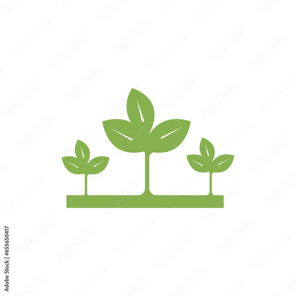 Nature leaf vector logo template design . Nature icon illustration Nature leaf vector logo template design . Nature icon illustration