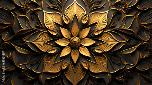 luxury islamic art pattern background photo