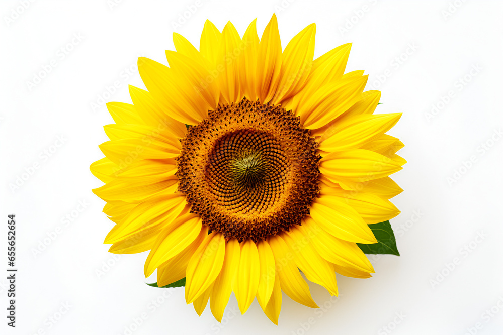 sunflower isolated on white sunflower isolated on white
