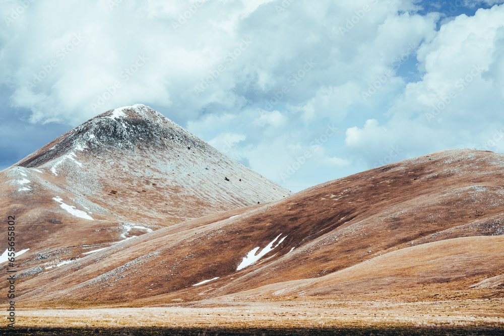 Abruzzo, Italy. Mounts and snow