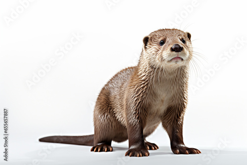 European small clawed otter (Lutra lutra) © Graphicsstudio 5