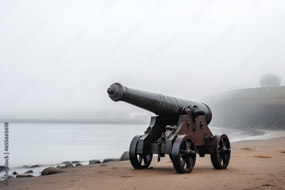 old cannon in the fortress