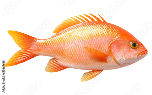 isolated illustration of a fish. Created with Generative AI