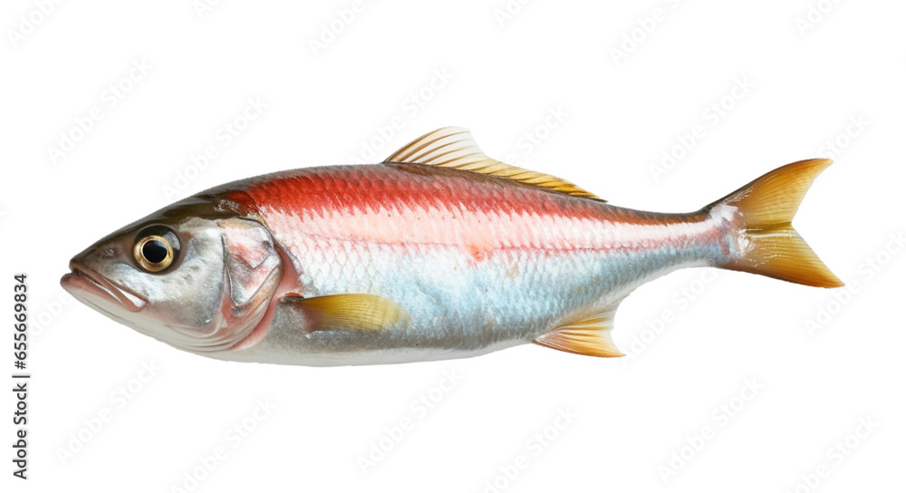 isolated illustration of a fish. Created with Generative AI isolated illustration of a fish. Created with Generative AI