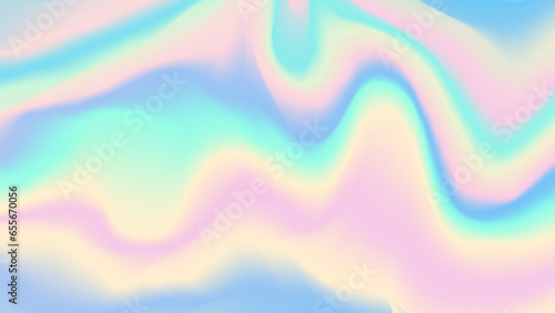 colorful abstract holographic rainbow background. Gradient in retro style