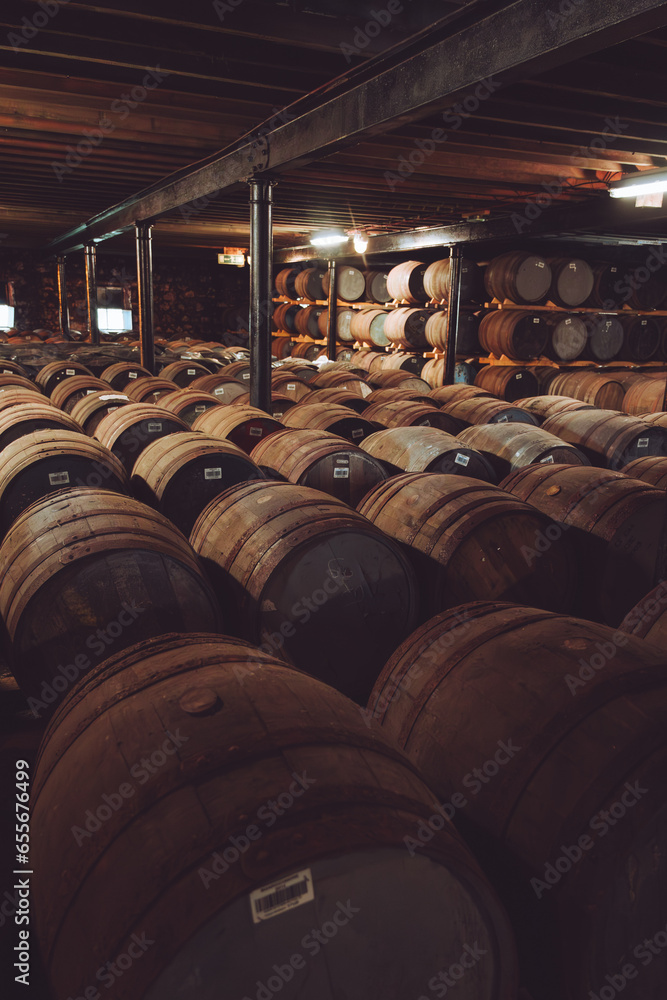 Dalwhinnie Distillery - Whiskey Barrels