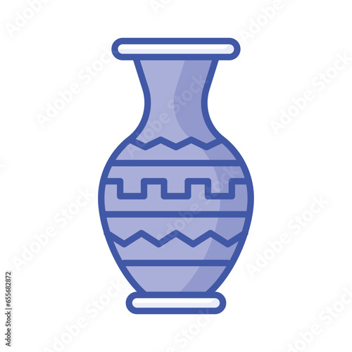 An eye catching icon of vase in modern style, ready to use vector