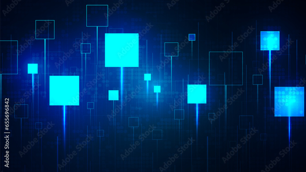 hi-tech digital data abstract vector design