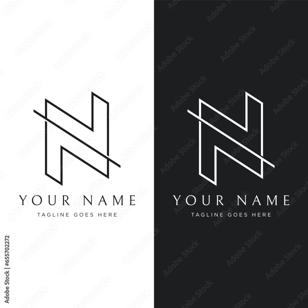 Naklejka premium Logo design for the initial letter 