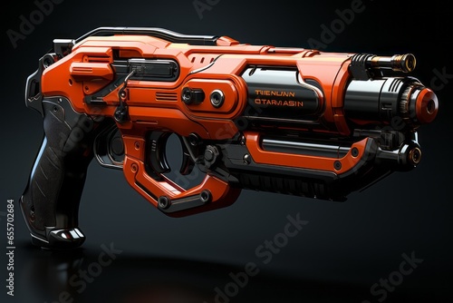 futuristic pistol design