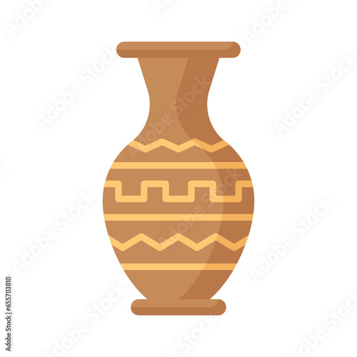 An eye catching icon of vase in modern style, ready to use vector