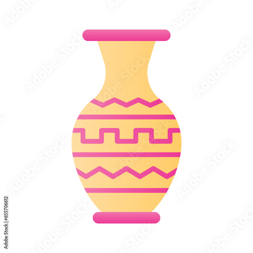 An eye catching icon of vase in modern style, ready to use vector