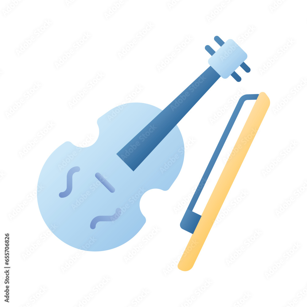 Get your hold on this amazing icon of violin, music instrument vector Get your hold on this amazing icon of violin, music instrument vector
